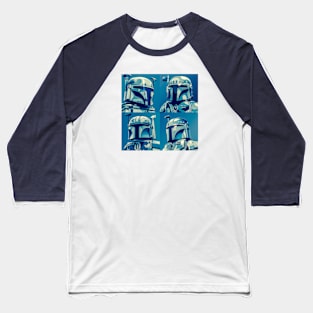 Galactic Hunter's Helmet 2 - Boba Fett Style Baseball T-Shirt